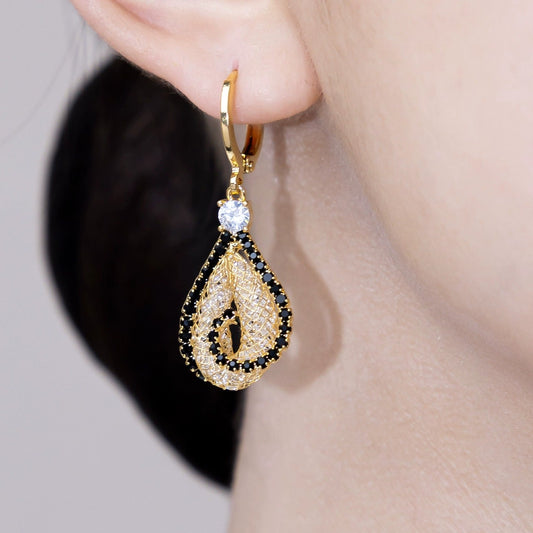 high-end light luxury earrings(18k gold plated)